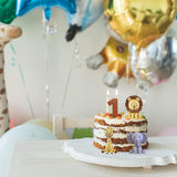 Safari Animal Cake Toppers Jungle Wild One Cake Decorations with