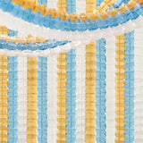 Light-Dusty Blue Beige-Gold Party Decorations - 12pcs