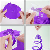 Colorful Ceiling Swirl Foil Decorations Hanging Plastic Streamer