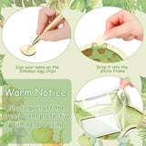 63 Pcs Dinosaur Baby Shower Guest Book Alternatives Set Baby Shower