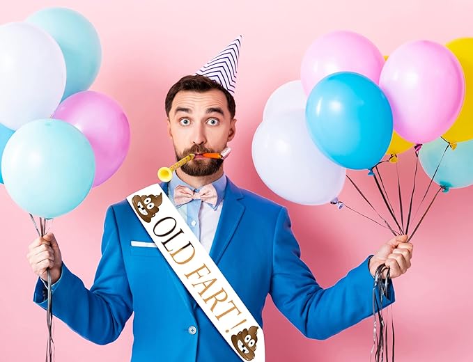 Old Fart Sash – Classic Celebration Sash Birthday and Retirement