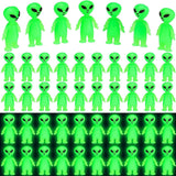CroBlissful 120 Pcs Mini Alien Figures Glow in The Dark Small Little
