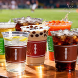Football Cups Football Party Decorations 50Pcs 16oz Disposable Game