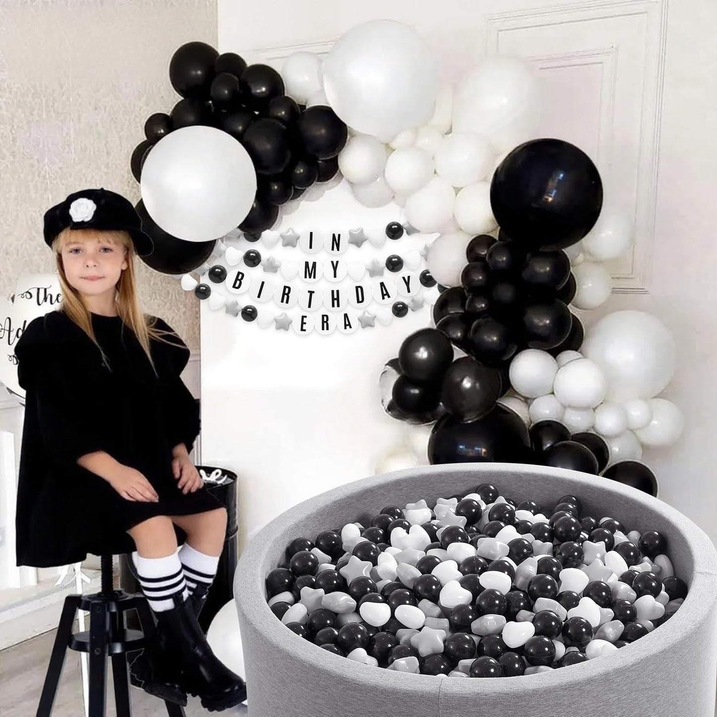 DIY Giant Friendship Bracelet Birthday Garland Kit with Letters Ball