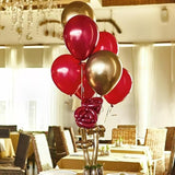 Red and Gold Balloon, 60 Pack 12 Inch Different Shades Red Party
