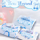 Fanfanwin 18 Pcs Sleepover Party Supplies for Girls, 6 Style Cute Blue