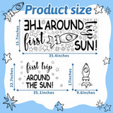 Outer Space First Birthday Party Decorations Sign for Backdrop First