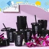 Domensi 20 Pcs Cheer Cup Gift Bulk for Team 16 oz Plastic Ballet Dance