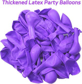 Purple Balloons 100 Pack 12 inch Thicken Latex Matte Purple Balloons