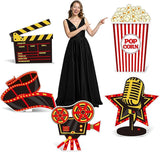 5 Pcs Large Movie Night Party Decorations 16.5 to 26.4 inch Movie