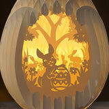 Lighted Easter Egg Centerpieces for Tables Indoor Paper Easter