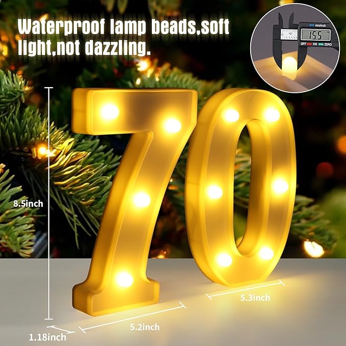 70th Birthday Decorations for Women Men Happy 70 Birthday