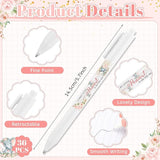 Ireer 36 Pcs Pink Elephant Baby Shower Pens Gifts Bulk Party Favors
