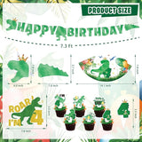 Roar Im 4 Dinosaur Party Decorations 134Pcs 4th Dinosaur Dino