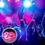 M.best 8pcs LED Light Up Bracelets Glow Flashing Wristbands Glow in