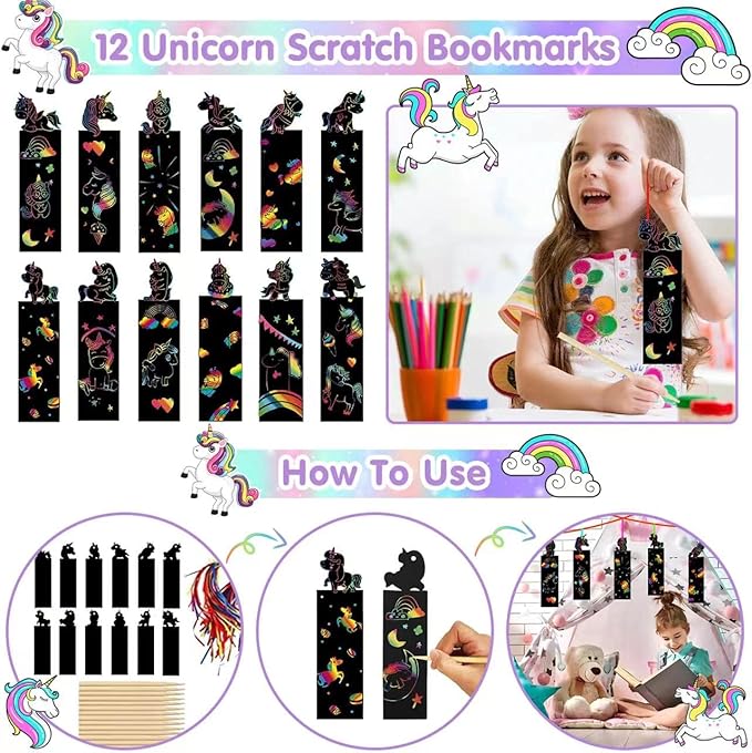 Unicorn Party Favors 134 Pcs Unicorn Birthday Party Decorations