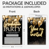 4"x6" Graduation Party Invites - Set Of 20 College, Junior, High