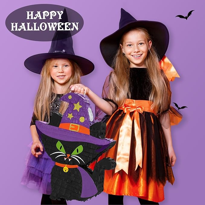 Halloween Cat Piñata Halloween Party Decorations Black Cat Piñata