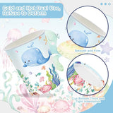 120PCS Under the Sea Party Supplies for Ocean Theme Baby Shower
