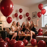 100pcs Burgundy Balloons 12inch Dark Red Maroon Party Latex Balloons