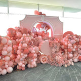 PartyWoo Dusty Pink Balloons 50 pcs 12 Inch Blush Pink Dusty Rose