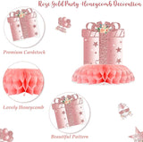 Rose Gold Birthday Party Decorations for Women Girls Happy Birthday