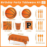 170Pcs Basketball Party Supplies Basketball Birthday Decorations