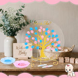 Gender Reveal Fingerprint Tree Boy or Girl Party Ideas Baby Shower