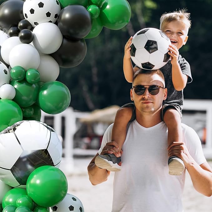 Soccer Balloon Arch Garland Kit 103Pcs Soccer Football Party