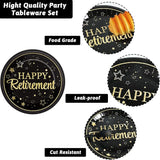 50 Guests Retirement Party Decorations Retirement Plates Napkins Set