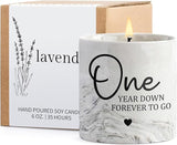1 Year Anniversary Candle for Girlfriend Boyfriend One Year