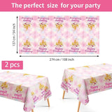 98 Pcs Princess Birthday Party Supplies Four Ever a Princess Plates