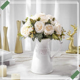 8 Bundles Artificial Peonies Flowers Boho Faux Flowers Arrangements