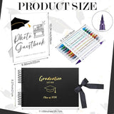 12 Pcs 2026 Graduation Guest Book with Photo Sign Decor 80 Pages