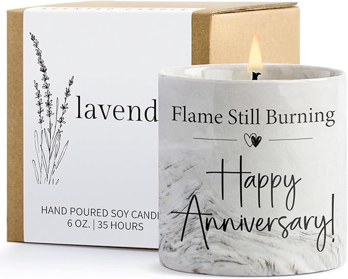 Anniversary Candle Aniversario Gifts for Men Women & Couples