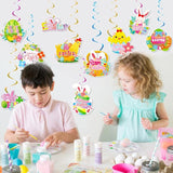 Easter Themed Party Decorations Happy Easter Banner Rabbit Egg