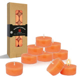 Citrus Scented Tealight Candles, Orange Scent Tea Lights Candles Clear