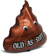 XL Foil Balloons (2 Pack) – Old As Sh*t, Funny Over the Hill Birthday