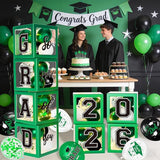 Graduation Decorations Class of 2026 - Green Graduation Decorations -