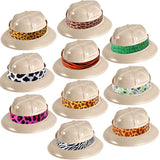 30 Sets Safari Party Hats Jungle Explorer Adventure Helmet Hats with