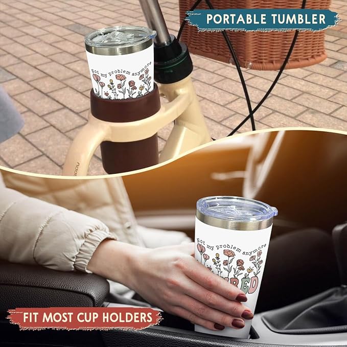 Retirement Gifts for Women 2026 Not My Problem Anymore Cup 20 oz