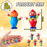 Soulchen 50 Pcs Tiny Clown Figurines Clown Figurines Statues Funny