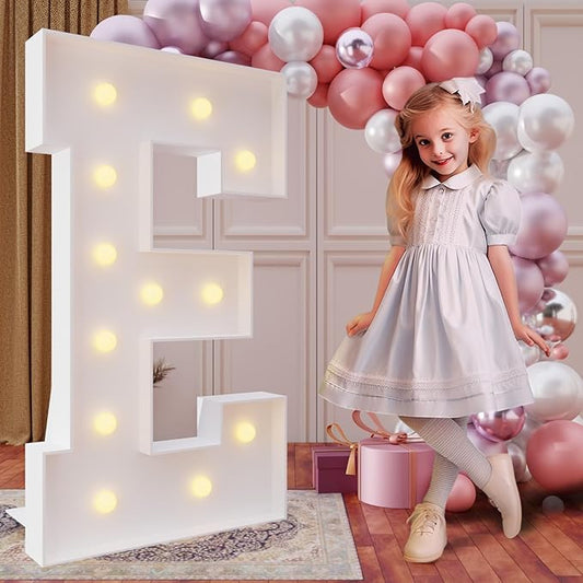 imprsv 4FT Marquee Light Up Letters for Birthday Party Decorations #6