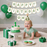 Sage Green First Birthday Decorations One Birthday Hat and Pre