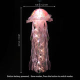 Glitter Iridescent Jellyfish Hanging Decor Blue Purple Jellyfish Kit
