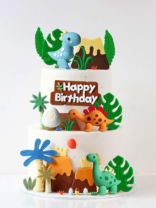 Luxury Little Dinosaur Cake Decorations Little Dinosaur Cake Toppers