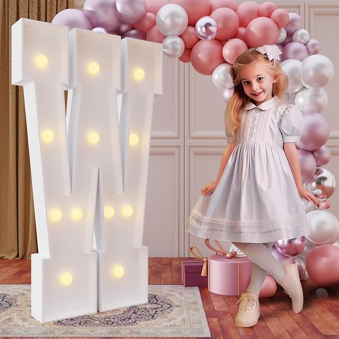 imprsv 4FT Marquee Light Up Letters for Birthday Party Decorations #20