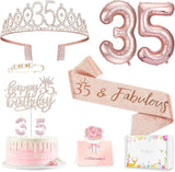 35th Birthday Decorations Gifts for Women Including 35 year old