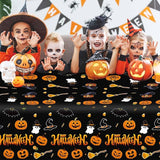 3 Pack Halloween Tablecloth Rectangle 54 x 108 Plastic Table Cloth