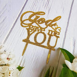 God Gave Me You Wedding Cake Topper for Wedding/Engagement/Marriage